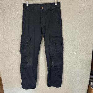S 5.11 Tactical Pants Mens 32x30 Blue Cargo Relaxed Workwear Utility‎